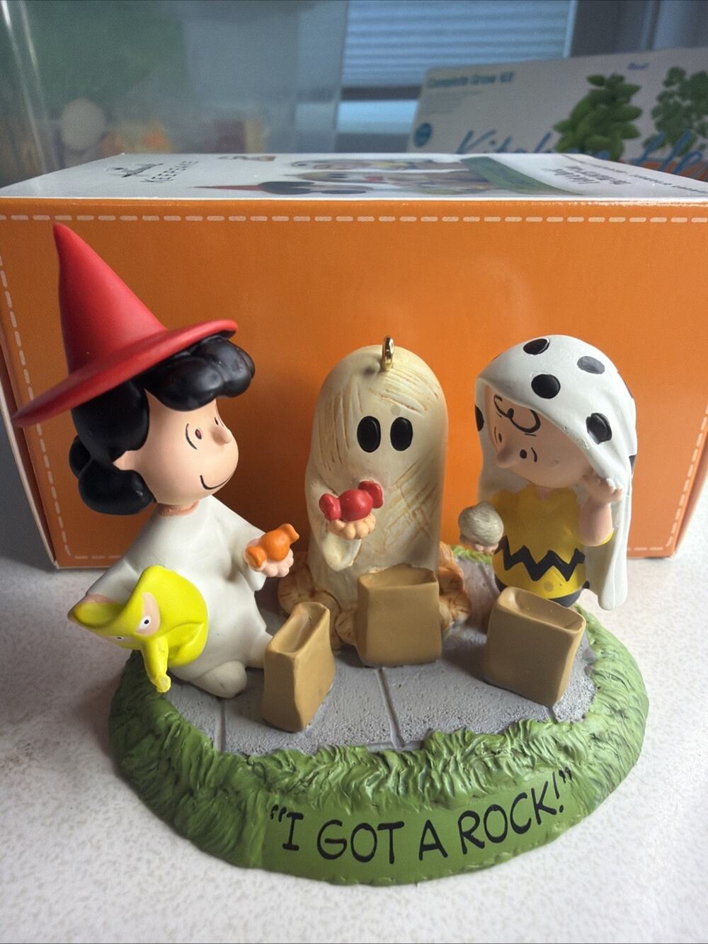 Hallmark Peanuts I Got A Rock 2010 Boxed Halloween Ornament